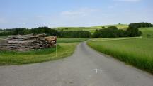  Blick auf die Wanderstrecke 