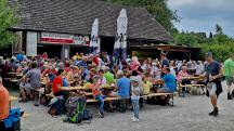  Wanderer im Zielraum 