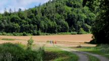  Blick auf die Wanderstrecke 