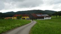  Blick auf die Wanderstrecke zur 2. K+L in Wegscheid 