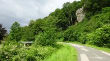  Wanderroute auf der Landstraße nach Gassen 