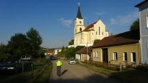  Wanderroute auf der Parkstrae zum Ziel 