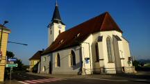 Blick zur Kath. Pfarrkirche hl. Nikolaus in Neumarkt an der Ybbs 