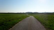  Blick auf die Wanderstrecke zur L6046 