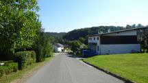 Blick auf die falsche Wanderroute auf der L6146 in Moos 