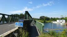 Wanderroute ber die Ybbs Brcke der Linzer Strae (B1) 