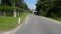 Blick auf die Wanderroute auf der Waasenstrae bei der Westbahn 