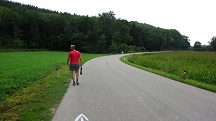  Wanderroute auf der L2209 nach Eggendorf 