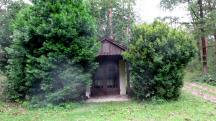  Blick zur Hubertuskapelle bzw Barbarakapelle 
