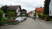 Wanderroute auf der Wimmergraben - Straße in Sitzenberg