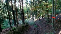  Blick auf die Wanderstrecke 
