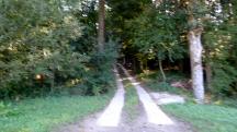 Blick auf die Wanderstrecke beim Bach von Artstetten 