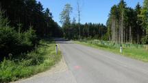  Wanderroute auf der L7247 nach Unterbierbaum 