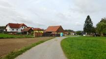 Blick auf die Wanderstrecke bei Marbach am Walde 