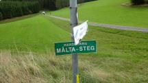 Blick von der langen Wanderstrecke zur mittleren Wanderstrecke