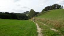  Blick auf die Wanderstrecke 