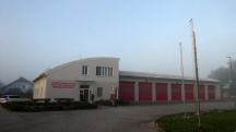  Blick zum FF-Haus Sierndorf = Start-/Zielraum 