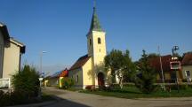 nochmals der Blick zur Kath. Kapelle Unterhautzenthal (Hl. Leonhard)