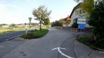  Blick auf die Wanderstrecke entlang der Schulstrae 