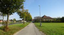  Blick auf die Wanderstrecke entlang der Schulstrae 