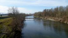  Blick vom Steg flussaufwrts 