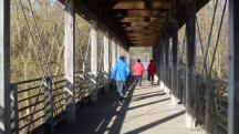  Wanderroute auf dem Round-Table-Steg 