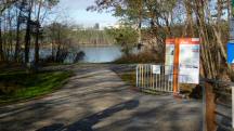 Wanderstrecke beim Viehofner See 