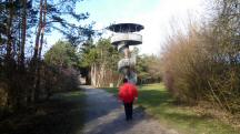 Wanderstrecke beim Aussichtsturm Viehofner See 
