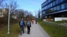  Wanderoute auf dem Campusweg 