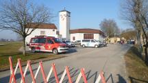Blick zum FF Sicherheitszentrum St. Georgen/Ybbsfelde = Start-/Ziellokal 