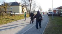  Blick auf die Wanderstrecke beim Start 