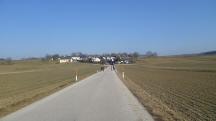  Wanderroute auf der L6041 nach Gumpenberg 