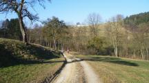  Blick auf die Wanderstrecke 