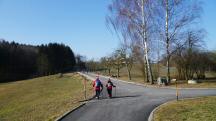 Blick auf die Wanderstrecke 