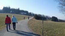  Blick auf die Wanderstrecke 