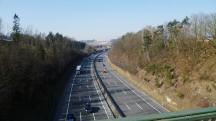  Blick auf die A1 Richtung Linz 
