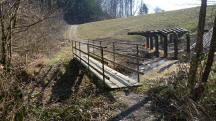  Blick auf die Wanderstrecke beim Triesenegger Bach 