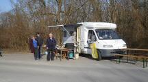  Blick zur Kontroll- und Labestelle 