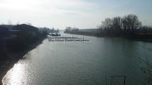  schner Blick auf das groe Werftbecken 