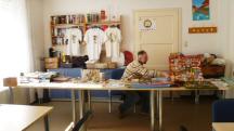 Blick zum EVG-Stand 
