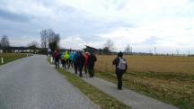  Blick auf die Wanderstrecke entlang der L6288 