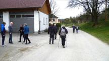Blick auf die Wanderstrecke auf der L6289 in Oberumberg