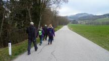  Wanderroute auf der L6108 