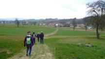  Blick auf die Wanderstrecke 