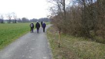 Blick auf die Wanderstrecke entlang des Ferschnitzbachs