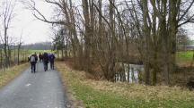 Blick auf die Wanderstrecke entlang des Ferschnitzbachs