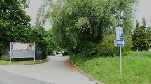 Blick auf die Wanderstrecke