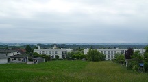 Fernblick zur Pfarrkirche Blindenmarkt