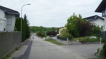  Blick auf die Wanderstrecke auf der Hhenstrae