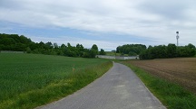 Blick auf die Wanderstrecke